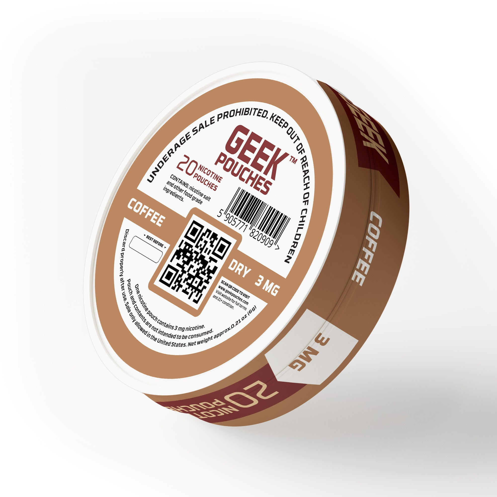 Geek Coffee Nicotine Pouches